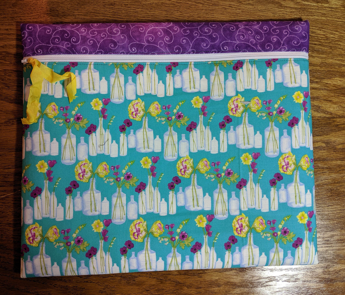 Flowers in Jars project bag